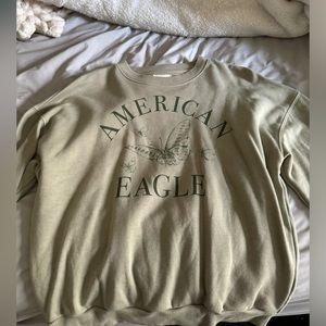Sage green American Eagle sweatshirt